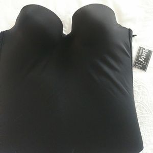 Blk corset bra
